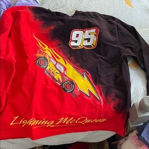 Lightning McQueen Red and Black Long Sleeve Tee